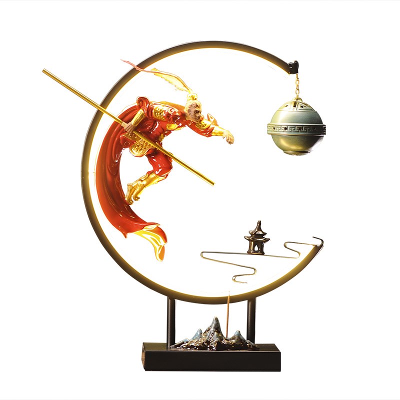 速发Backflow creative Sun Wukong incense burner decoration