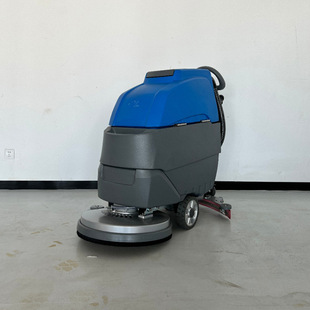 超市手推电动洗地机 工厂车间530型擦洗机 车库洗地机