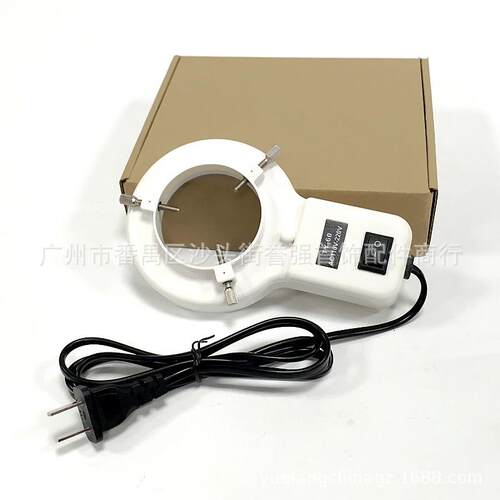 LED微镶环形灯显微镜白光灯微镶机镶嵌专用灯照明灯具110V-230V
