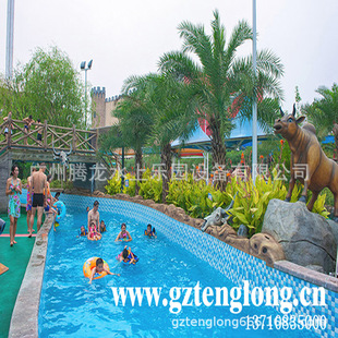 人造漂流峡谷 潮汐河漂流河环流河懒人河 家庭游玩水上乐园设备