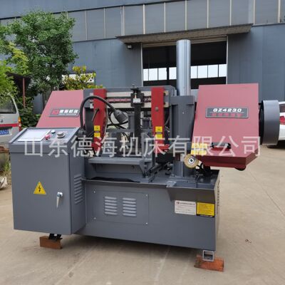 小带锯床金属卧式锯床双立柱结构  自动送料锯床4230 厂家销售