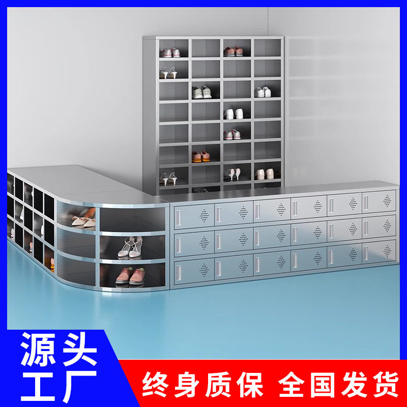 陕西不锈钢员工鞋柜无尘工厂净化车间实验室更衣室单面双面换鞋凳