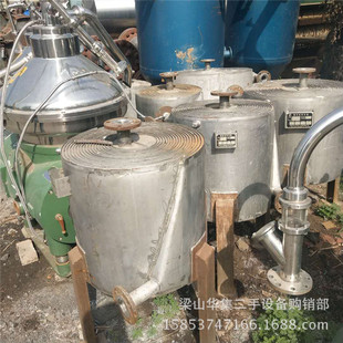 现货处理多台不锈钢螺旋板换热器 10平方搪瓷片式冷凝器多少钱