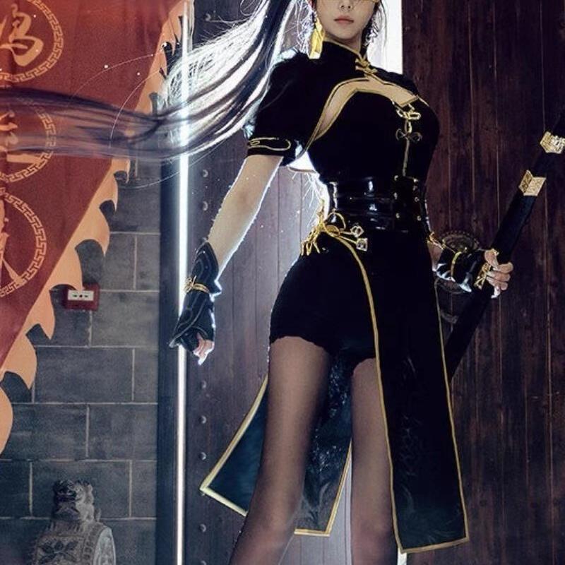 永劫无间cos宁红夜cos服吃鸡旗袍龙之道游戏cosplay性感女装镂空