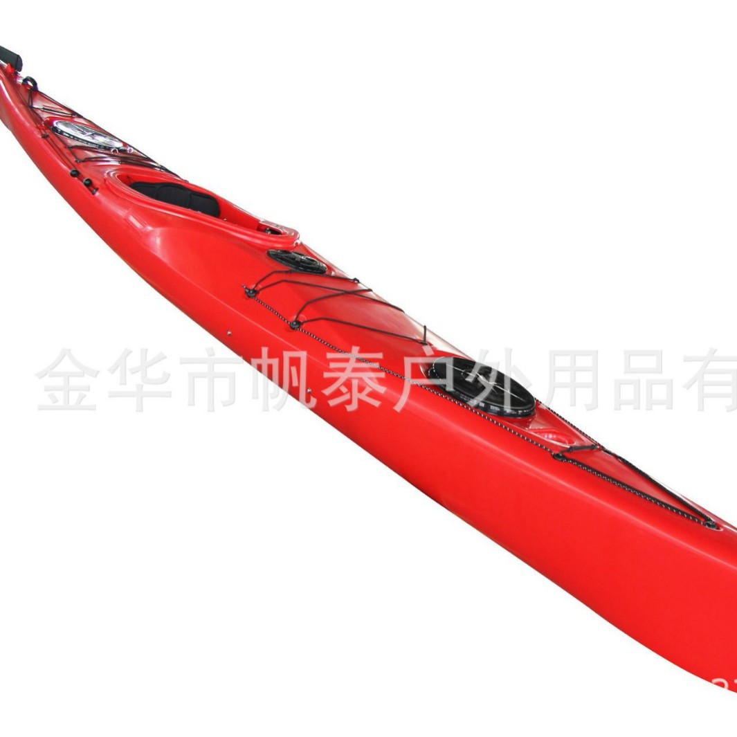 皮划艇三层滚塑硬艇单人休闲赛艇