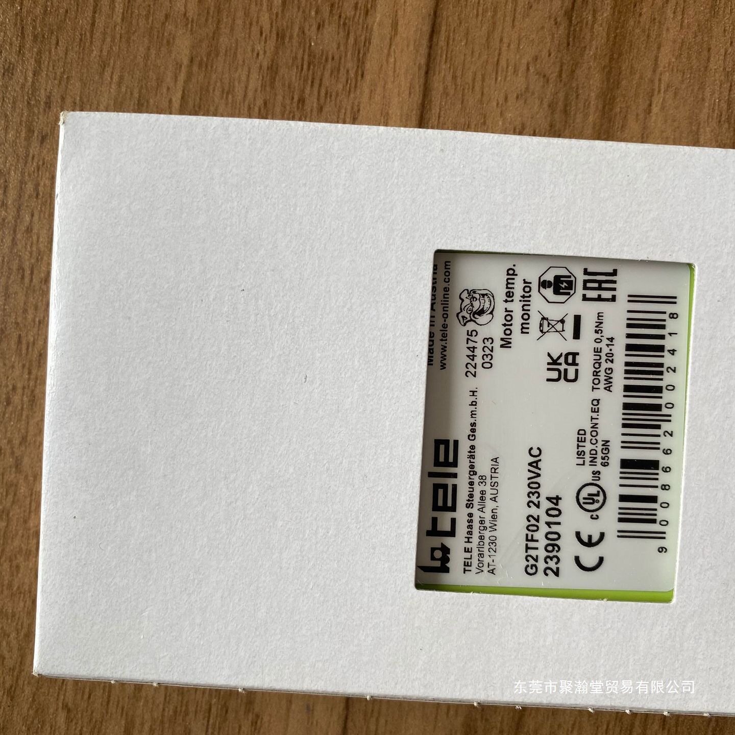 德国TELE 2390104 G2TF02 230VAC发动机温度监测默认项聚瀚其他