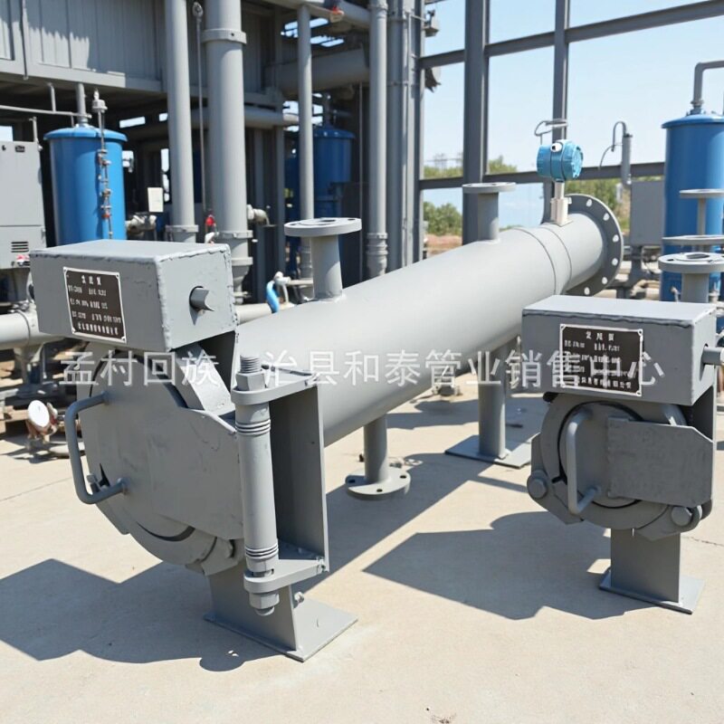 快开盲板式收发球筒通球指示器
