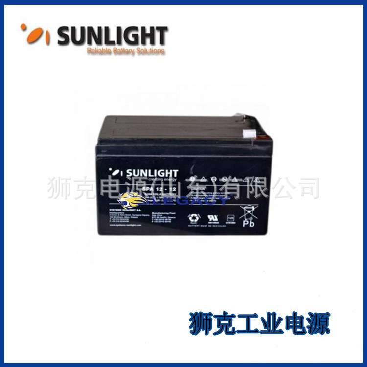 希腊SUNLIGHT蓄电池SP12-100深循环12V100AH仪器不间断电源