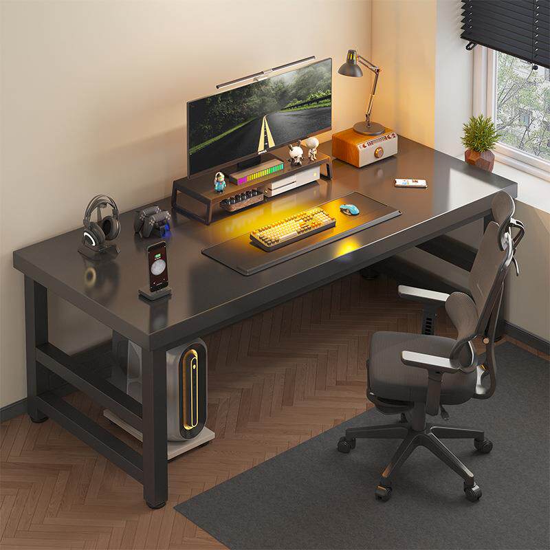 电脑桌台式书桌家用学生学习桌简约现代办公桌椅套装卧室电竞桌子