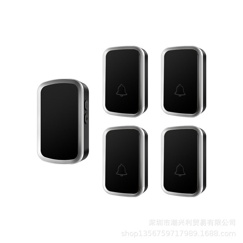 防水门铃无线家用接收器不用电池智能超远距离电子遥控无线防水铃