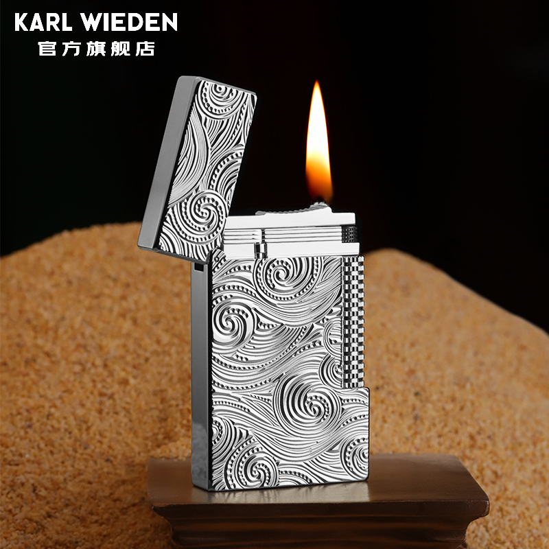KW卡尔威登充气朗声打火机新款送男士男友生日礼物高档防风高颜值