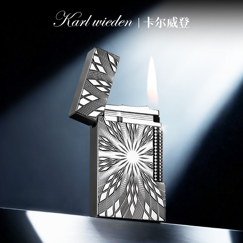 KW卡尔威登朗声煤油打火机高档送男士男友生日情人节礼物复古火机