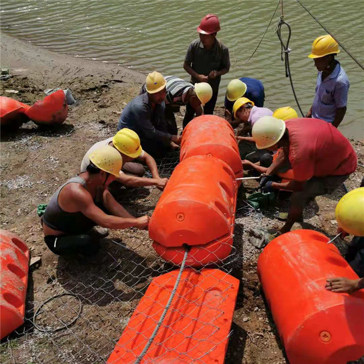 水上工程布放PE管道浮筒 水电站机组虑污浮体 水上拖拽管线浮漂
