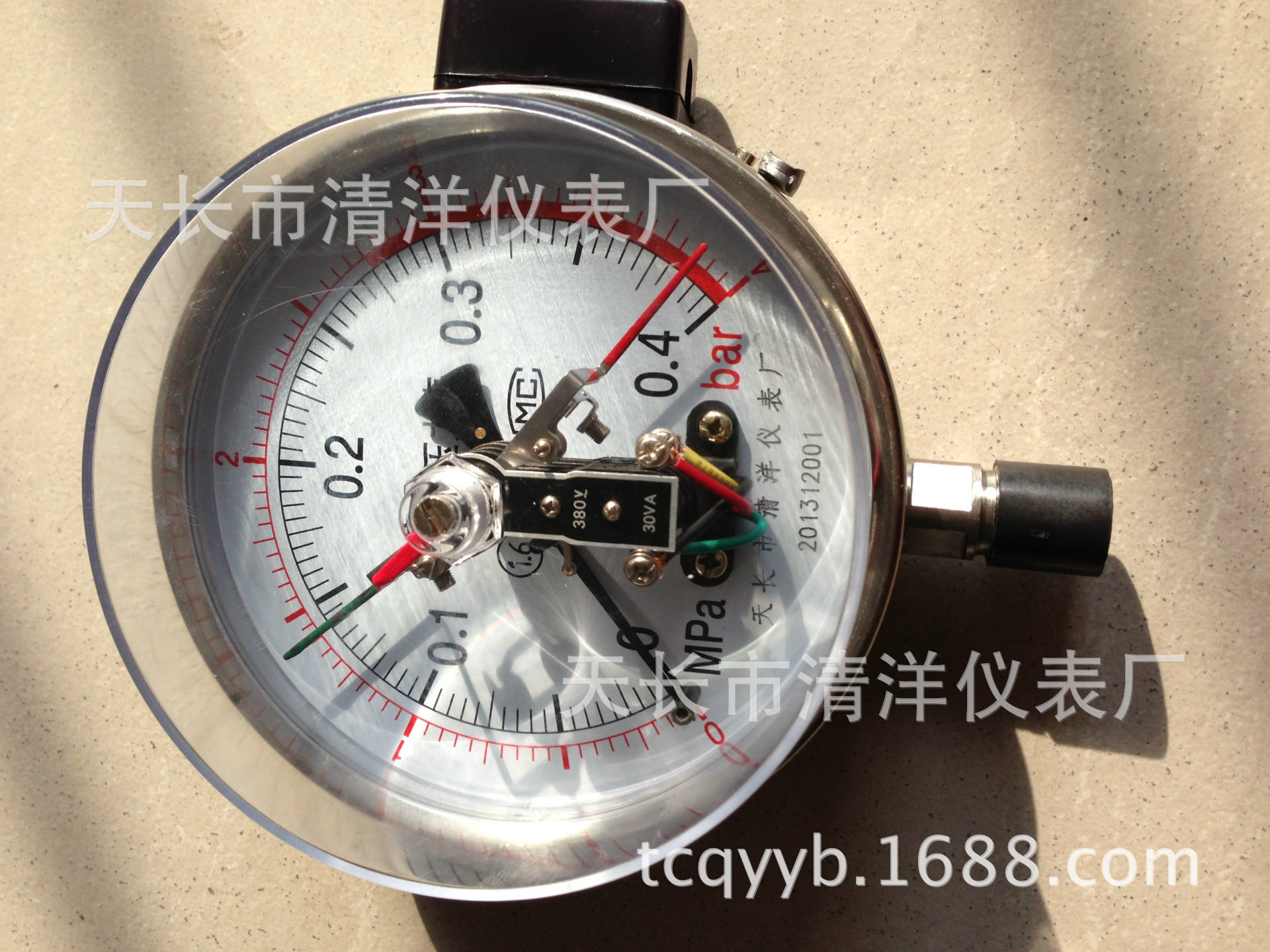 电厂钢厂水泥厂配套设备烤箱‘锅炉用电接点压力表可调节YTXC-1