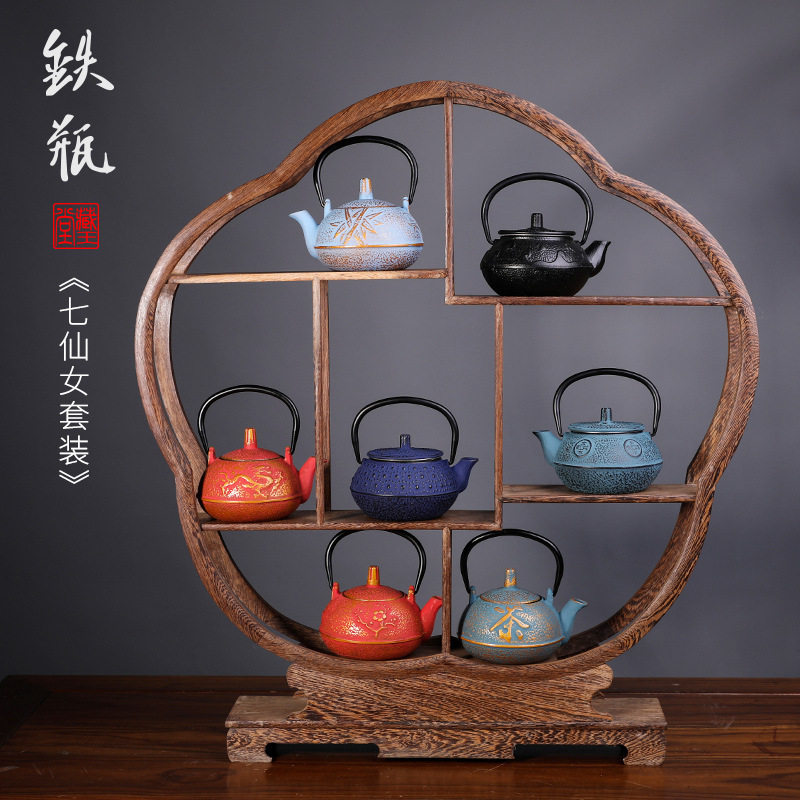 创意 手工茶壶家用套装铁茶壶日式复古铁壶无涂层铸铁壶厂家批发