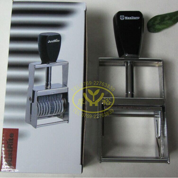 供应吉普生MJ-53自动翻斗回墨印章DIY字粒组合日期号码打码印章