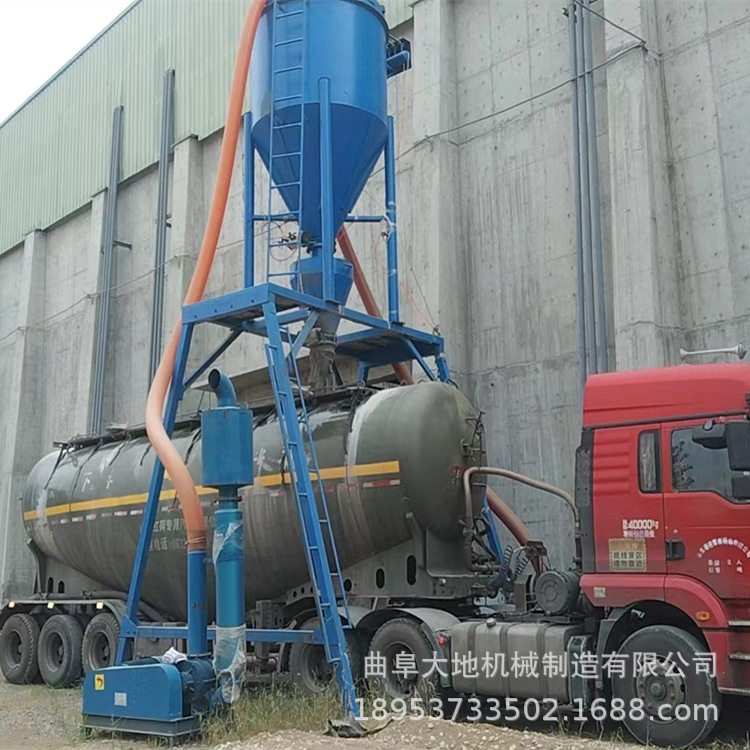 库房粉料吸送机负压吸灰机水泥卸船清库机粉体装罐真空上料机