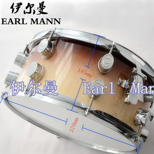 伊尔曼 Earl Mann 木腔小军鼓 14寸棕黄色小军鼓