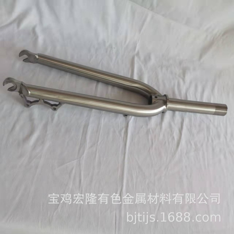 TIOK钛合金20寸折叠前叉自行车配件源头厂家越野避震避震增强版