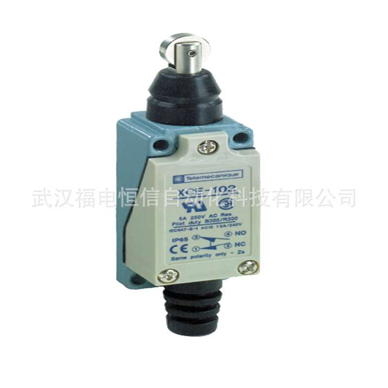 Telemecanique金属外壳立式限位开关XCE145C钢滚轮直动式行程开关