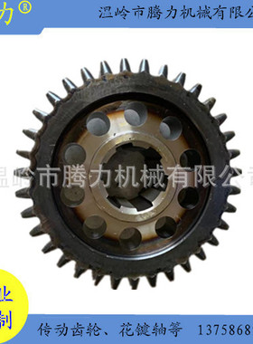 数控机械齿轮C5112D-20219,传动齿轮,尾主轴,螺旋伞齿,传动轴等