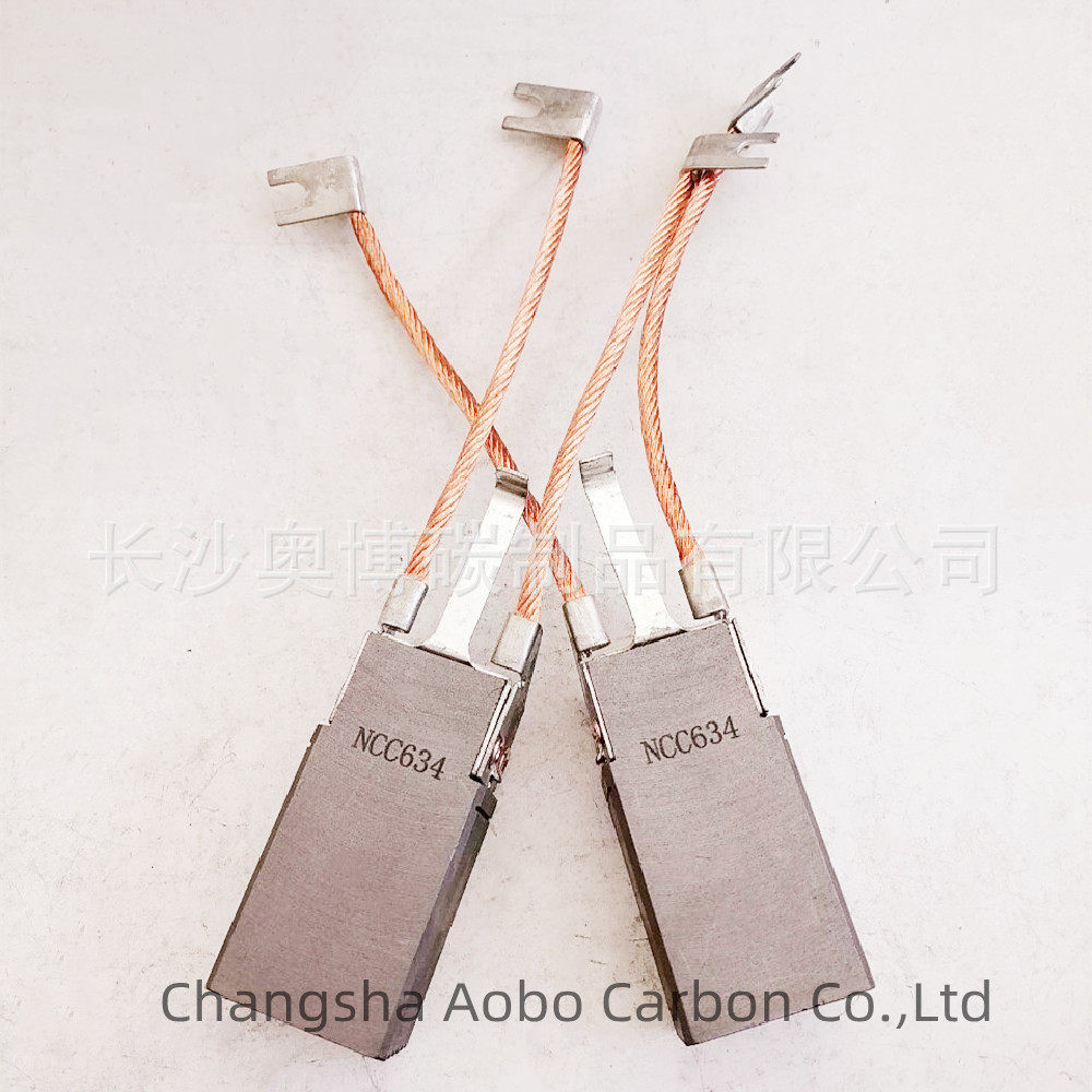 长沙奥博供应风力发电机用碳刷国产料/进口料碳刷NCC634/NKF634