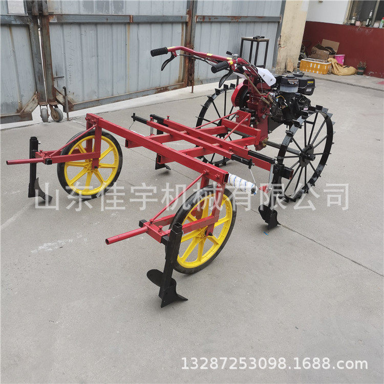 农用高垄作物地膜覆盖机蔬菜种植灌溉地膜机 自走式覆膜机