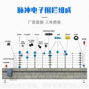 小区围墙防盗报警系统 小区电子围栏 周界防范报警产品生产厂家