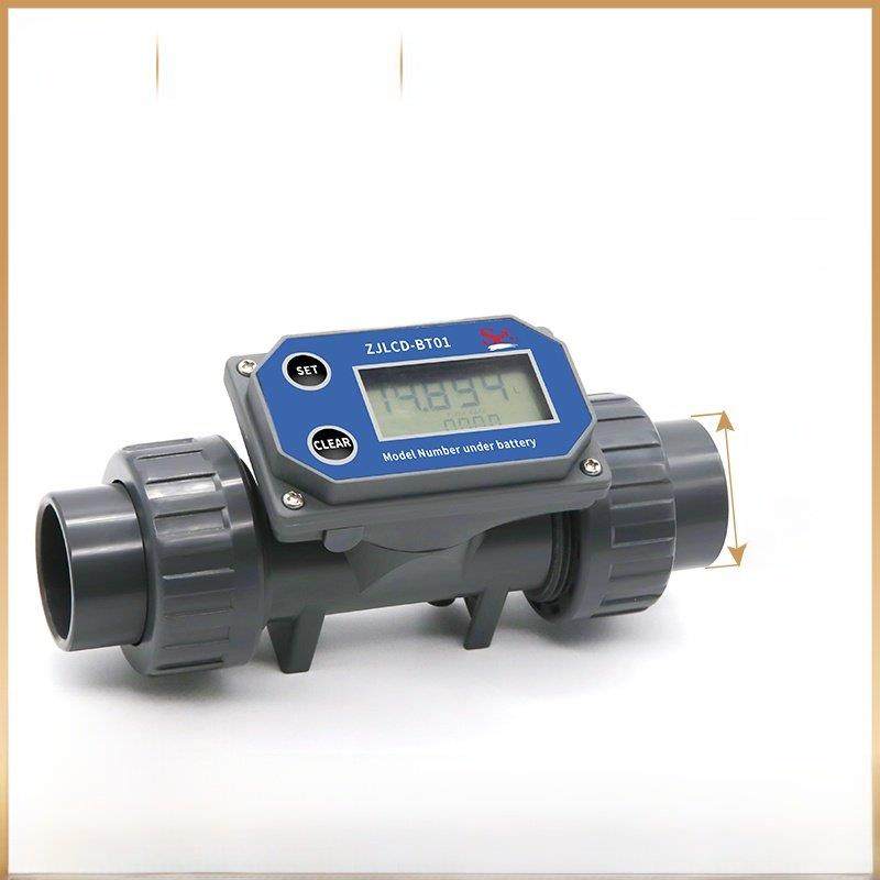 数字显示流量计农田灌溉大流量数字污水管道传感器液体计量仪表