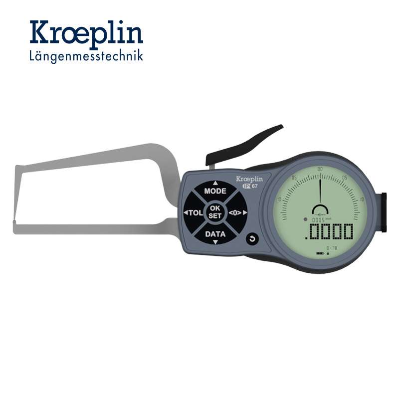 德国KROEPLIN电子式数显管壁厚度测量卡规K2R20S