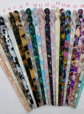 极速Vintage Chinese Style vHair Sticks Acetate Resin Chopsti
