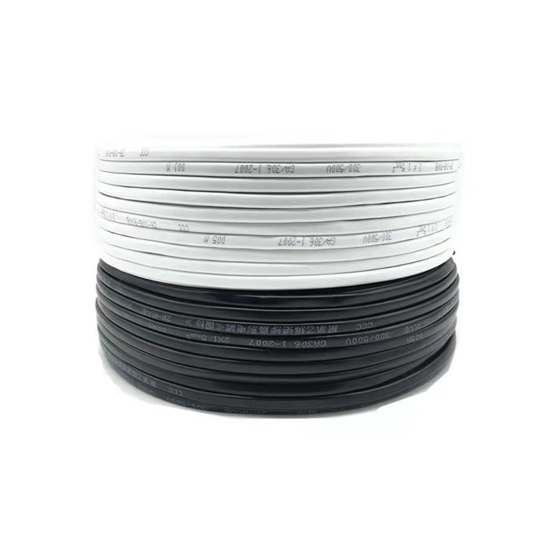 极速纯铜芯扁形护j套线二芯2家用软线电缆1.5平方2.5芯双线电线0.