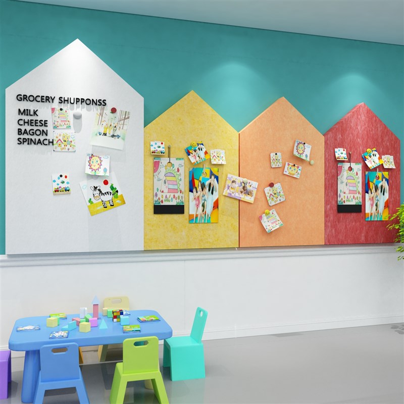极速毛毡板幼儿园楼梯墙面环境创材料成品K主题文化画布置美术教