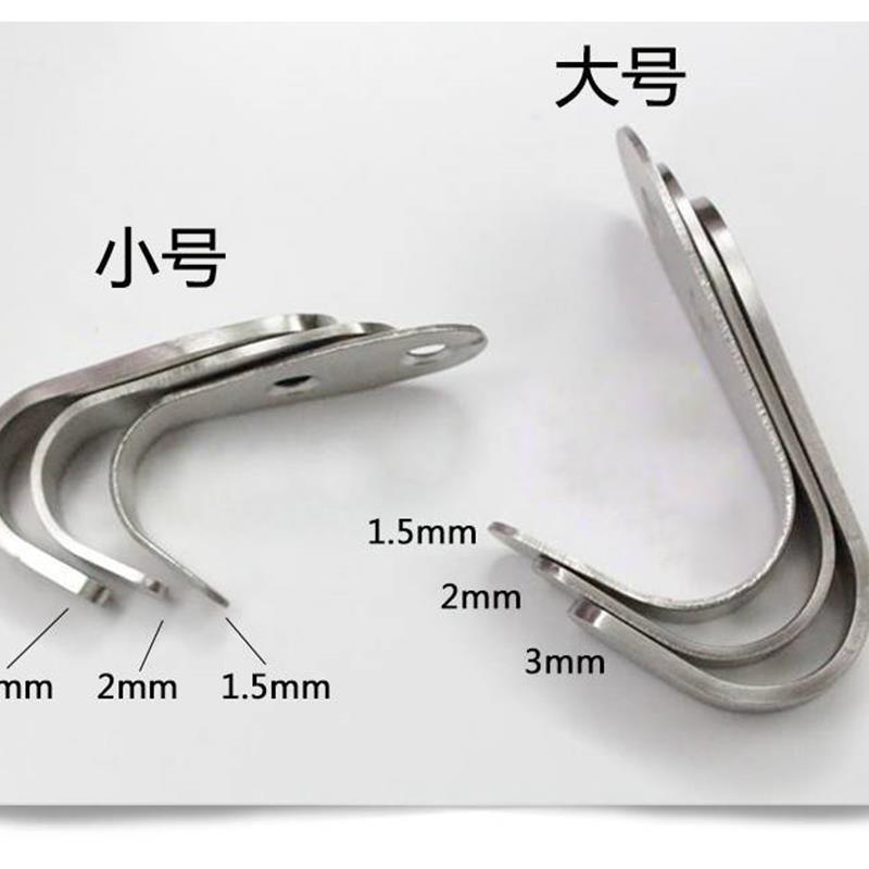 极速多功能挂钩子金属墙面厨房不锈钢G墙上衣柜打孔无痕衣帽钩厕