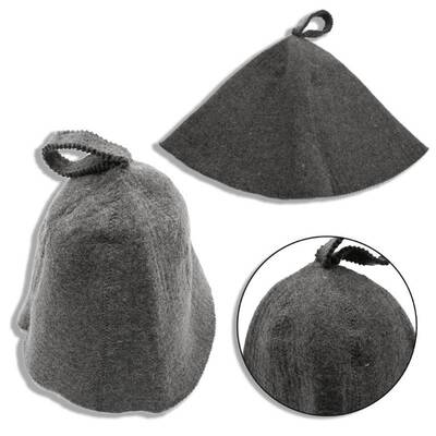 极速Wool Felt Sauna Hat Anti Heat Russian BaOnya Cap For Bat