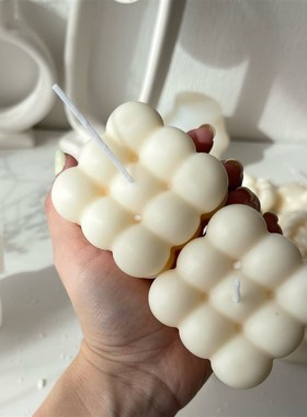 极速Multid Style Bubble Cube Candles Silicone Mold 3D Aromat