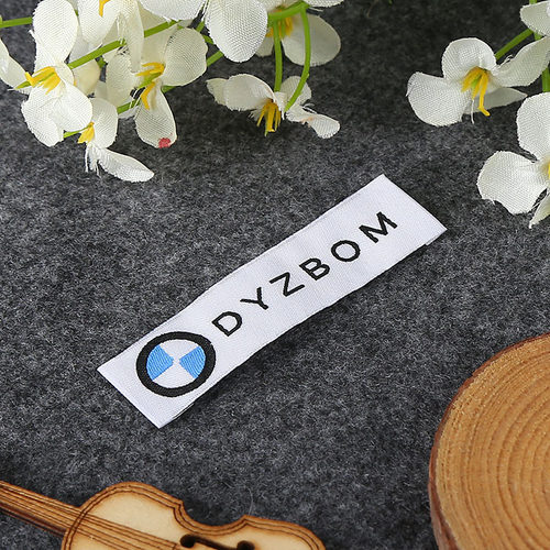 极速装料多色布标可j定制 厂家热B销服辅N面标供应缎商织唛领标