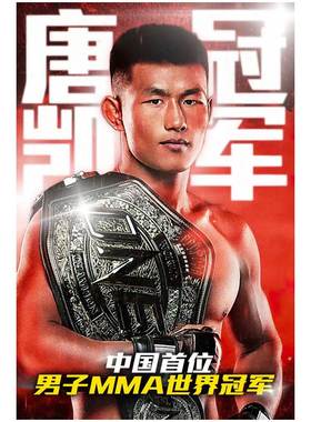 极速拳王张志磊海报 ONE唐凯 张沛勉格斗抟击拳击馆UMMA墙贴壁纸