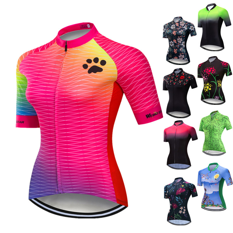 极速Weimostar 2020 Wpomen Cycling Jersey Shirt Summer Bicycl