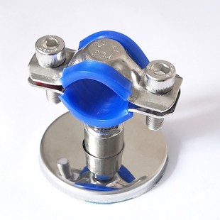 极速免打孔墙上水管固定架管托支撑E架墙壁卡扣伸缩不锈钢管管扣