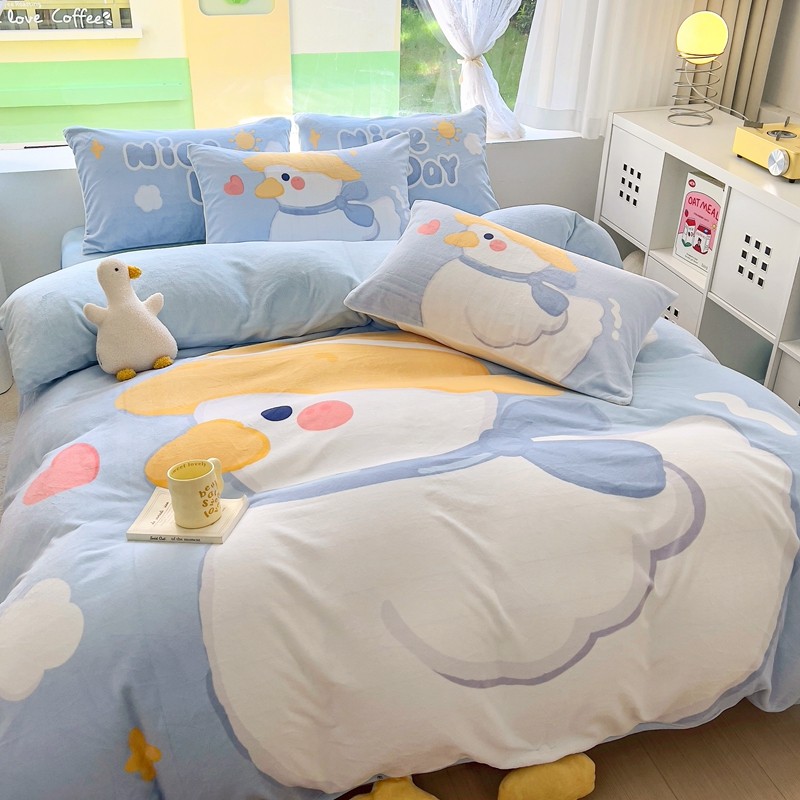 极速儿童牛奶绒四件套双面珊瑚绒床单被套卡通男孩床W上三件套冬,床上用品,床品套件/四件套/多件套,淘宝优惠券,粉丝福利购,淘宝优惠卷