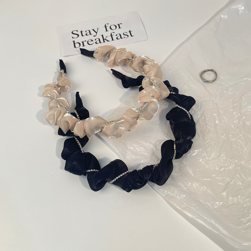 极速韩版珍珠发箍网红气质时尚外C出压发夹百搭简约发带甜美洗脸