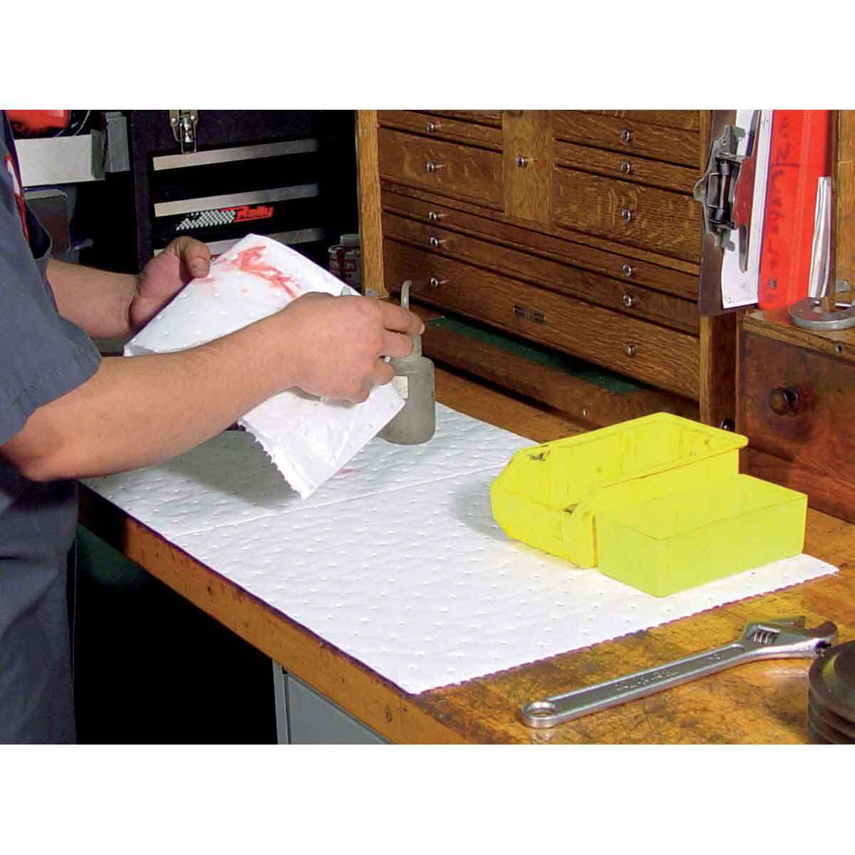 极速。SPC重量级油m类吸液垫SXT100-C水面海面吸油棉垫吸油毡吸油