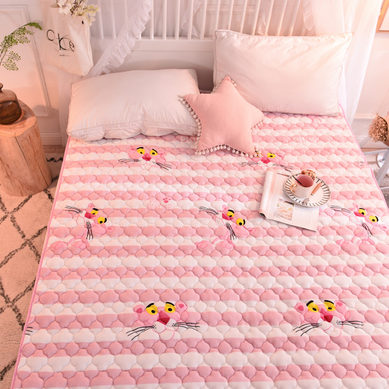 极速绒面加绒牛奶珊瑚绒法兰绒床单单件男生1.2P米1.5宿舍单人被