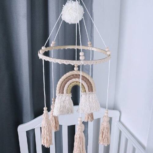 新品Wall Hangingk Colorful Handmade Weaving Ornament Modern