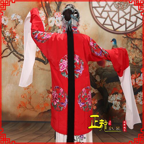 新品正龙戏装京剧戏曲用品花旦包头发G辫头饰水线假发线尾子线发
