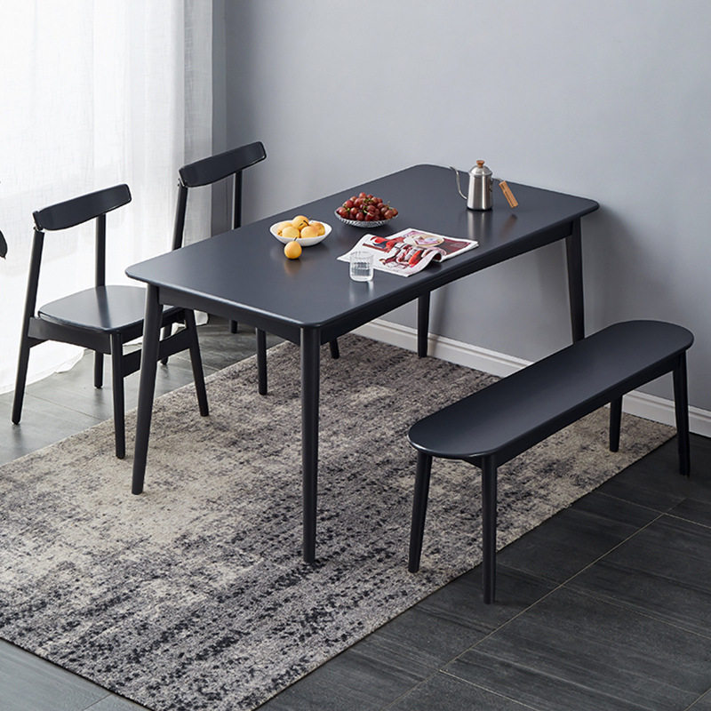 极速实木长条凳长板凳家用长凳餐桌凳长木K凳简约轻奢卧室床尾凳