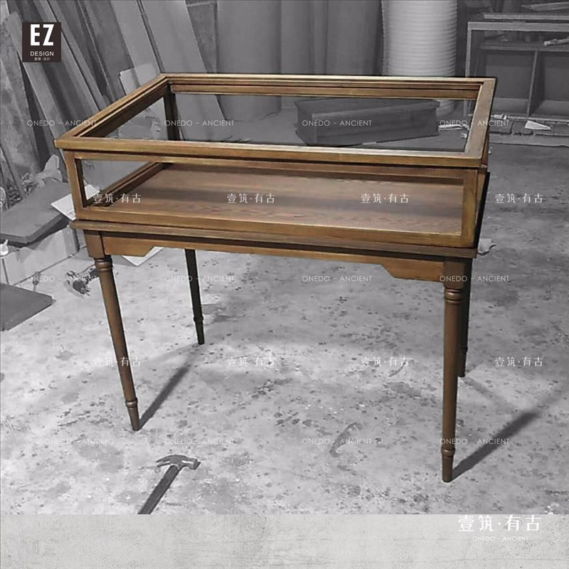 极速复古首饰柜台展柜p珠宝店手饰品项链精品展示柜陈列柜中岛柜