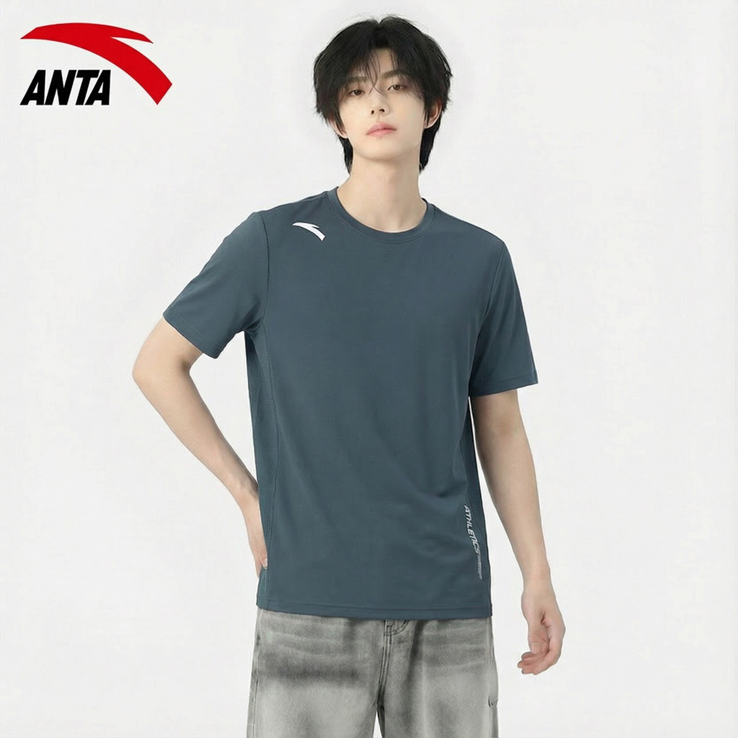 安踏男士运动T恤休闲短袖2026新款透气冰丝速干健身吸湿排汗上衣,运动服/休闲服装,运动T恤,淘宝优惠券,粉丝福利购,淘宝优惠卷