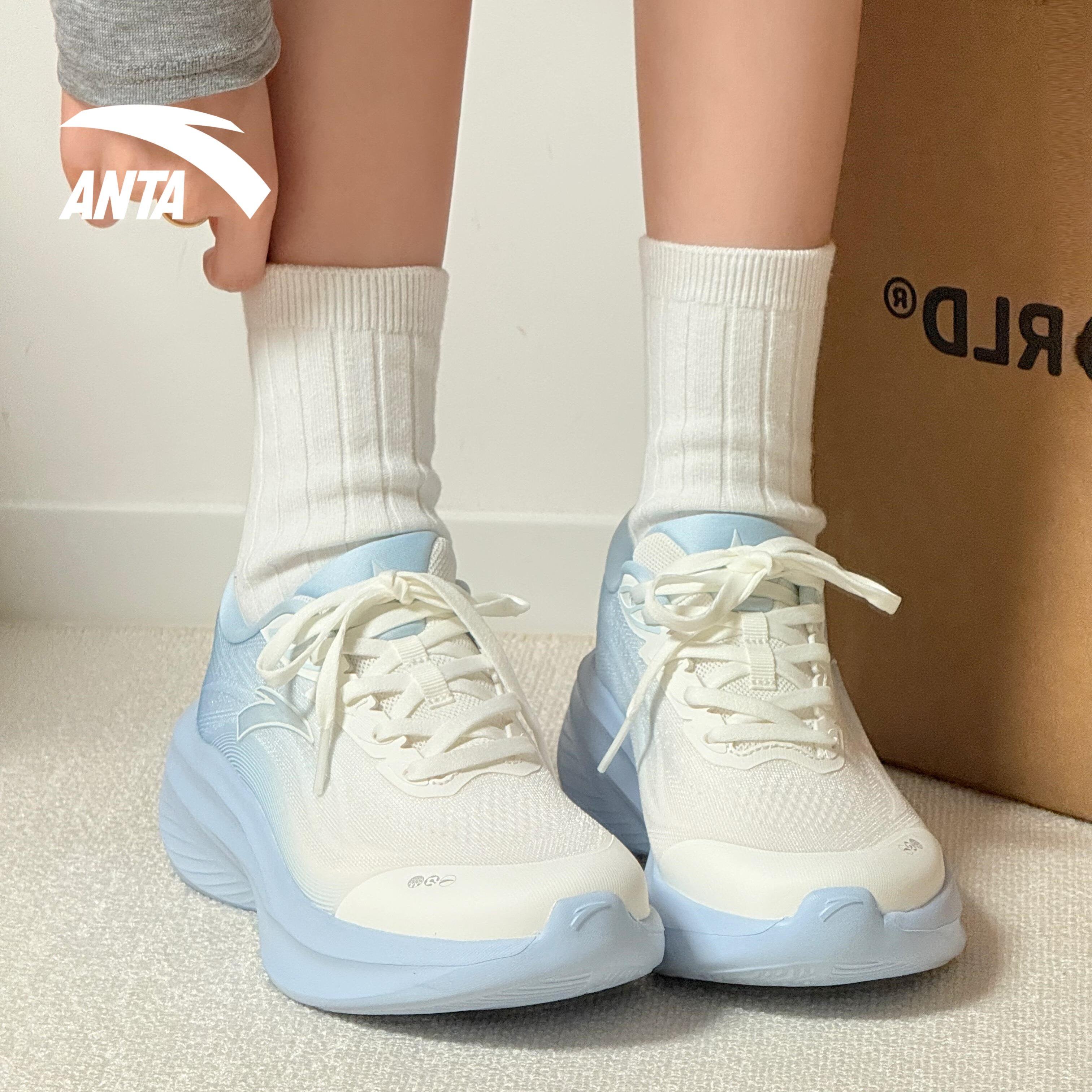 安踏叶子7运动鞋女鞋2026新款青少年透气耐穿厚底缓震跑步休闲鞋,运动鞋new,跑步鞋,淘宝优惠券,粉丝福利购,淘宝优惠卷